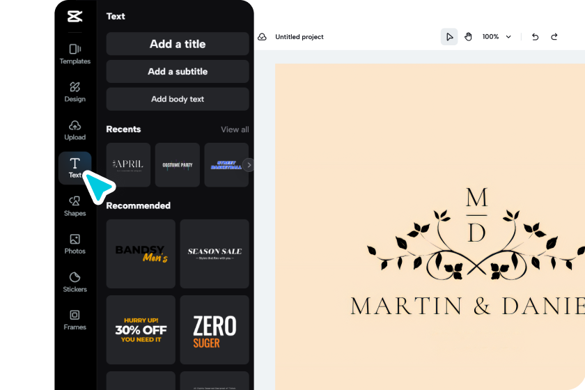 I-customize ang monogram